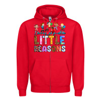Red i love my job for all the little reason Zipper Hoodie - RanaPortraitStore