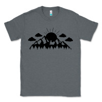 Charcoal Heather View Classic Tee - Unal Design