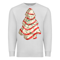 Dove Grey white christmas cake Premium Sweatshirt - FaDigitalArtStudio