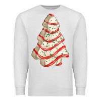 Oatmeal Heather white christmas cake Premium Sweatshirt - FaDigitalArtStudio