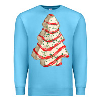Ocean Blue white christmas cake Premium Sweatshirt - FaDigitalArtStudio