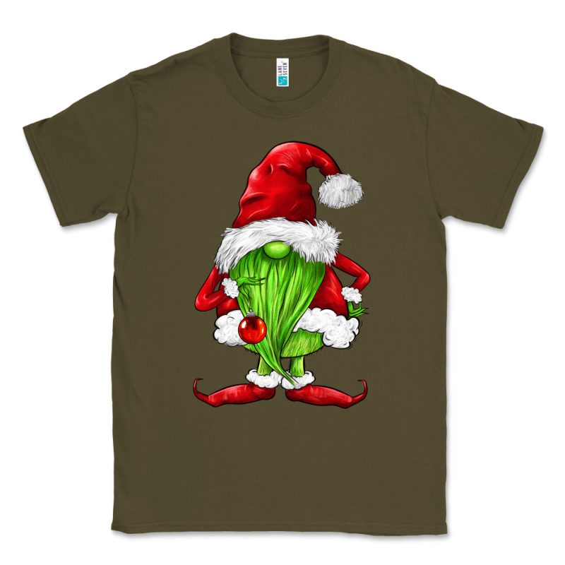 Green Christmas Gnomes Classic Tee by FaDigitalArtStudio | Teevron