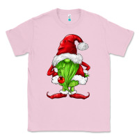 Bubblegum Pink green christmas gnomes Classic Tee - FaDigitalArtStudio