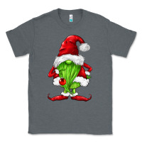 Charcoal Heather green christmas gnomes Classic Tee - FaDigitalArtStudio