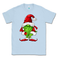 Dusty Blue green christmas gnomes Classic Tee - FaDigitalArtStudio