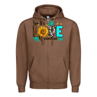 Chestnut for the love of sunshine Zipper Hoodie - RanaPortraitStore
