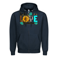 Navy for the love of sunshine Zipper Hoodie - RanaPortraitStore