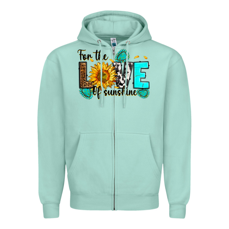 For The Love Of Sunshine Zipper Hoodie by RanaPortraitStore | Teevron