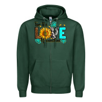 Sports Green for the love of sunshine Zipper Hoodie - RanaPortraitStore