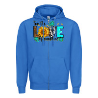 True Royal for the love of sunshine Zipper Hoodie - RanaPortraitStore