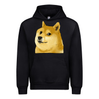 Black doge coin shiba dog Urban Hoodie - Jasminsmagicworld