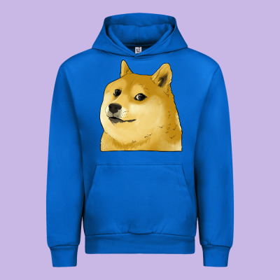 Doge Coin Shiba Dog Urban Hoodie Designed By Jasminsmagicworld