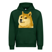 Forest Green doge coin shiba dog Urban Hoodie - Jasminsmagicworld