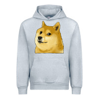Heather Grey doge coin shiba dog Urban Hoodie - Jasminsmagicworld