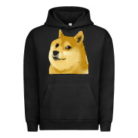 Pigment Black doge coin shiba dog Urban Hoodie - Jasminsmagicworld