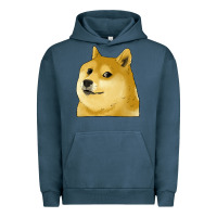 Pigment Midnight Navy doge coin shiba dog Urban Hoodie - Jasminsmagicworld