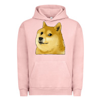 Pigment Salmon doge coin shiba dog Urban Hoodie - Jasminsmagicworld
