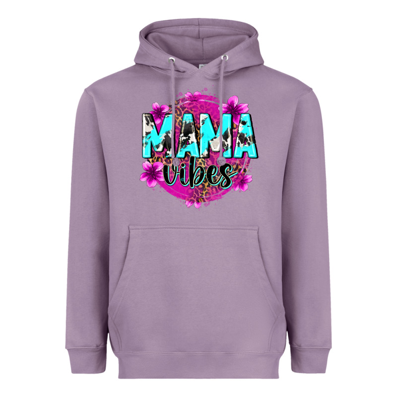 Mama Vibes Heavyweight Hoodie by Zillion Design Studio | Teevron