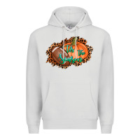 Dove Grey tis the season football pumpkin Premium Hoodie - AdoDesignShop