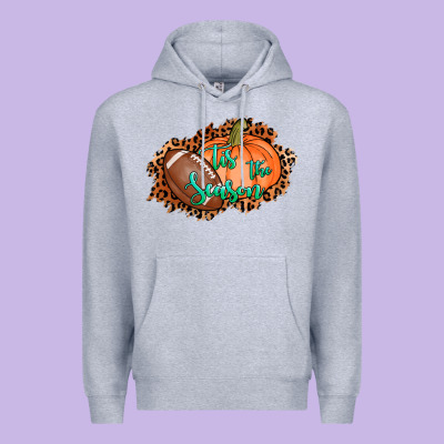 Tis The Season Football Pumpkin Premium Hoodie Designed By Adodesignshop