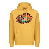 Mustard tis the season football pumpkin Premium Hoodie - AdoDesignShop