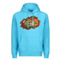 Ocean Blue tis the season football pumpkin Premium Hoodie - AdoDesignShop