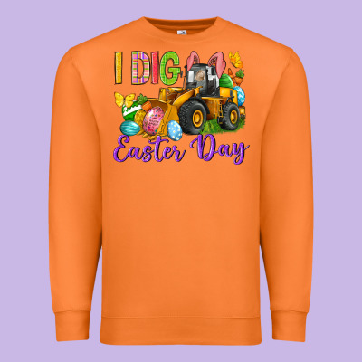 I Dig Easter Day Premium Sweatshirt Designed By Neo Western