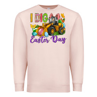Pale Pink I dig Easter Day Premium Sweatshirt - Neo Western