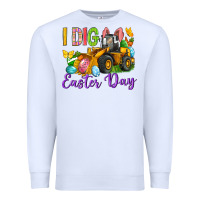 White I dig Easter Day Premium Sweatshirt - Neo Western