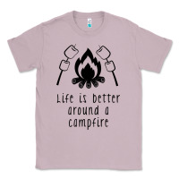 Lilac life is better around a campfire Classic Tee - Unal Design