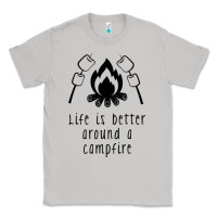 Moon Dust life is better around a campfire Classic Tee - Unal Design