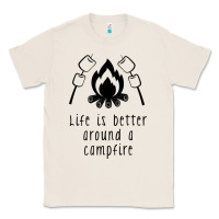 Natural life is better around a campfire Classic Tee - Unal Design