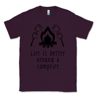 Plum life is better around a campfire Classic Tee - Unal Design