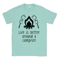 Seafoam life is better around a campfire Classic Tee - Unal Design