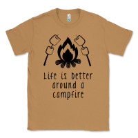 Toasted Coconut life is better around a campfire Classic Tee - Unal Design