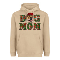 Mushroom english bulldog mom christmas Heavyweight Hoodie - RanaPortraitStore
