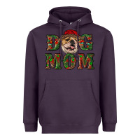 Plum english bulldog mom christmas Heavyweight Hoodie - RanaPortraitStore