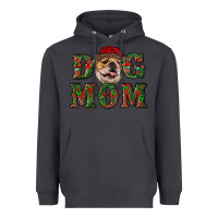 Smoke english bulldog mom christmas Heavyweight Hoodie - RanaPortraitStore