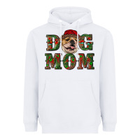 White english bulldog mom christmas Heavyweight Hoodie - RanaPortraitStore