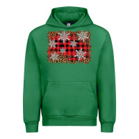 Emerald snowflake background Urban Hoodie - BarkalooDesign