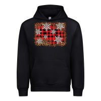 Foreset Green snowflake background Urban Hoodie - BarkalooDesign