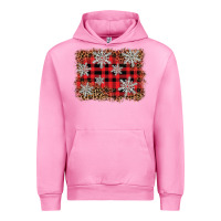 Fuchsia Pink snowflake background Urban Hoodie - BarkalooDesign