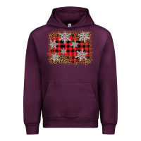 Mauve Wine snowflake background Urban Hoodie - BarkalooDesign
