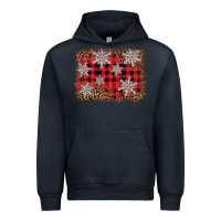 Navy snowflake background Urban Hoodie - BarkalooDesign