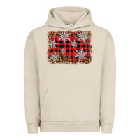 Pigment French Oak snowflake background Urban Hoodie - BarkalooDesign