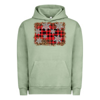 Pigment Oil Green snowflake background Urban Hoodie - BarkalooDesign