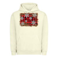 Pigment Pistachio snowflake background Urban Hoodie - BarkalooDesign