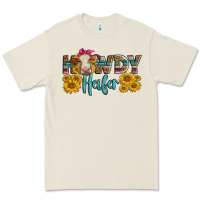 Bone Western Howdy Heifer With Charolais Cow Premium Tee - LillyAllenDesigns