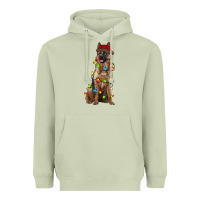 Matcha christmas german shepherd Heavyweight Hoodie - RanaPortraitStore