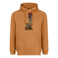 Meerkat christmas german shepherd Heavyweight Hoodie - RanaPortraitStore